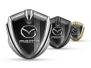 Mazda 3D Emblem Abzeichen Renn Design Glänzend 3D
